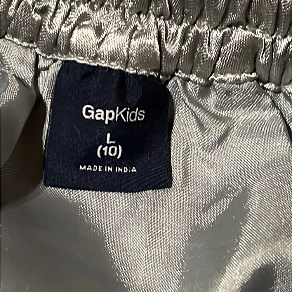GAP Silver Tulle Layered Skirt, Size L 10